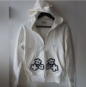 Chanel Cotton White Hoodie Size S